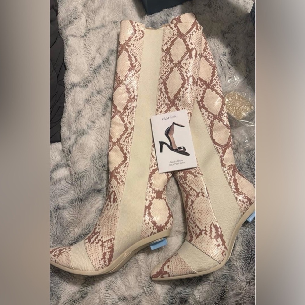 Passion Footwear Snakeskin Boots